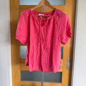 Cloth & Stone Vibrant Pink Blouse
